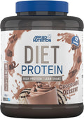 Applied Nutrition Diet Whey, Whey Protein, Low Carb and Sugar Protein Powder Supplement, with CLA, L-Carnitine, Green Tea (1.8 kg, Vanilla)