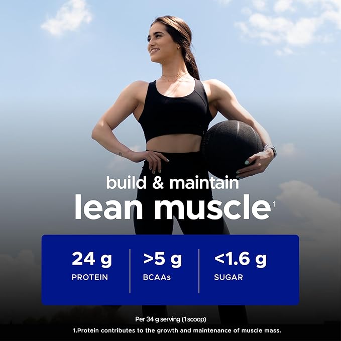 USN Blue Lab Whey Chocolate 908g – Premium Whey Protein Powder with Whey Isolate, Hydrolysate & Concentrate | 24g Protein with Added BCAAs | Post-Workout Muscle Recovery & Strength Support