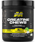 MuscleTech Creatine Chews – Citrus Burst, 90 Chewable Tablets | Creatine Supplement for Muscle Growth, Strength & Power | Easy-to-Use Chewable Format