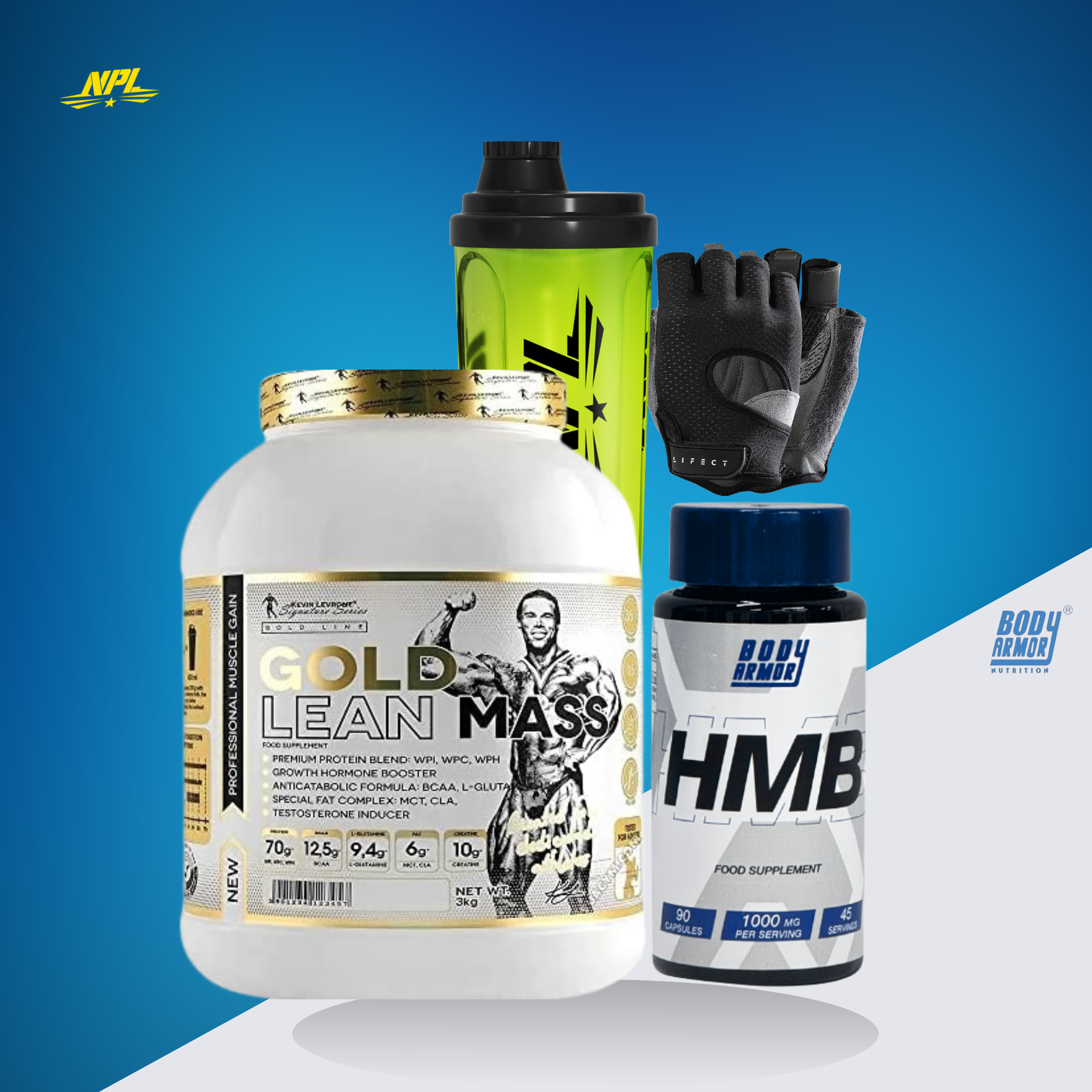 Lean Mass + HMB (β-Hydroxy β-Methyl butyrate)