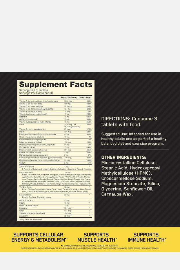 Optimum Nutrition, Opti-Men, 90 Tablets