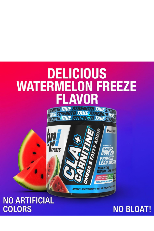 تركيبة بي بي آي سبورتس لفقدان الوزن: حمض اللينوليك المترافق مع الكارنيتين وحمض CLA 