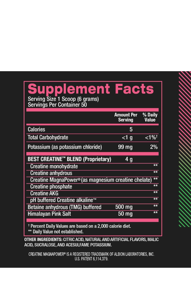 أفضل كرياتين من بي بي آي سبورتس - كرياتين مونوهيدرات 
