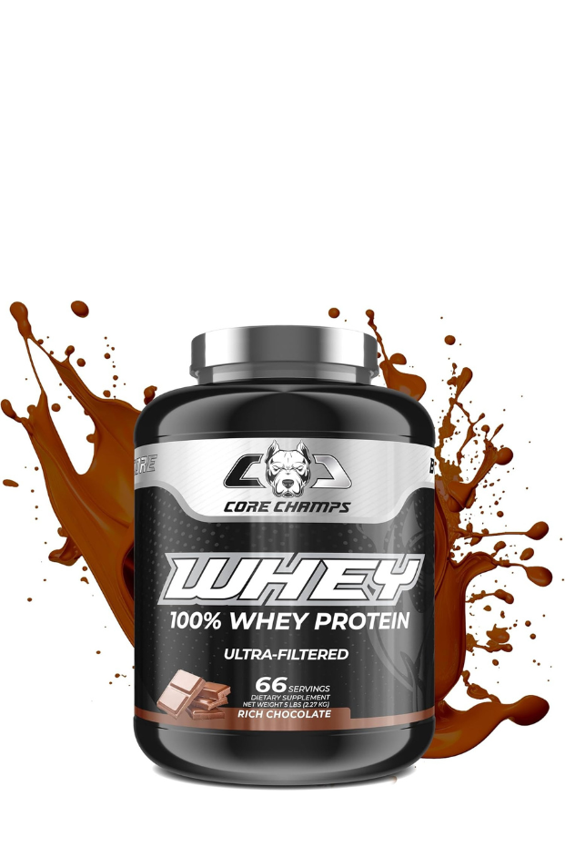 Core Champs ISOLATE 100% Whey Protein Powder|67 Servings,4.41lbs,(2kg)|25g Protein|6g
