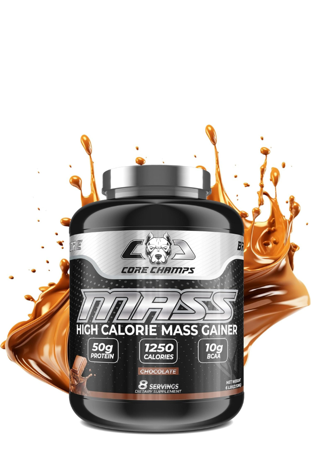 CORE CHAMPS MASS Gainer:100%  Protein| CHOCOLATE) 6lbs 2.72 kg