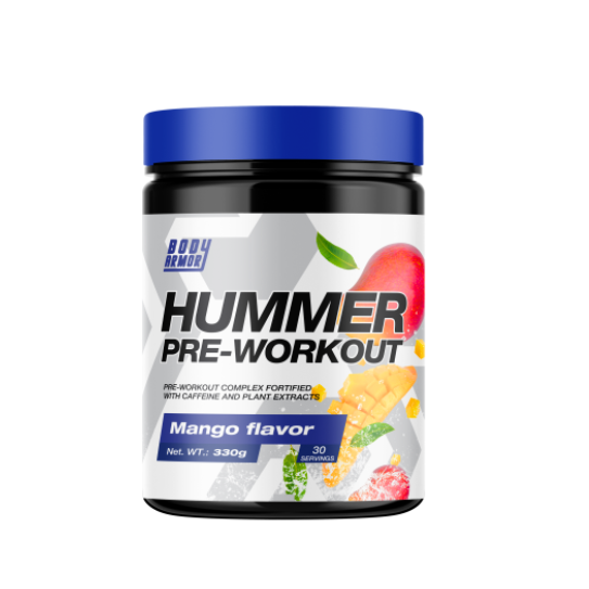 بودي آرمور 330 غرام | لكل تمرين - بنكهة المانجو، 30 حصة