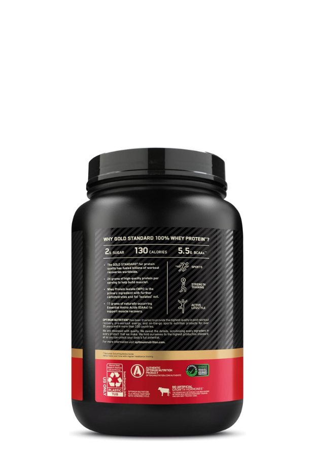 Optimum Nutrition Gold Standard 100% Whey Protein, Double Rich Chocolate,907g