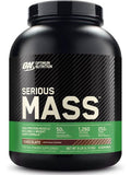 Optimum Nutrition (ON) Serious Mass: High Protein Muscle Building & Weight Gainer Protein Powder, 50 Grams of Protein, Vitamin C, Zinc And Vitamin D For Immune Support - Chocolate, 6 Lbs (2.72 KG)