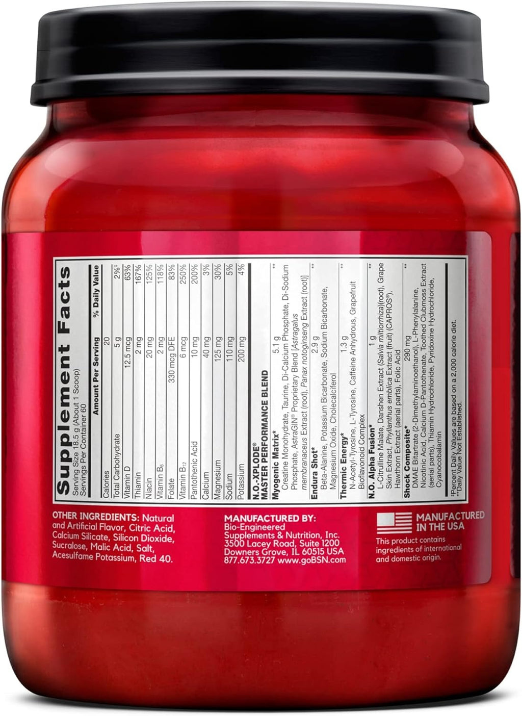 BSN N.O. Xplode Fruit Punch 2.45lb