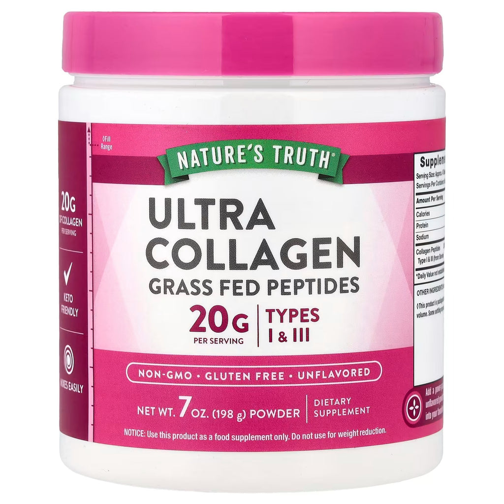 Nature's Truth, Ultra Collagen Powder, Unflavored, 7 oz (198 g)