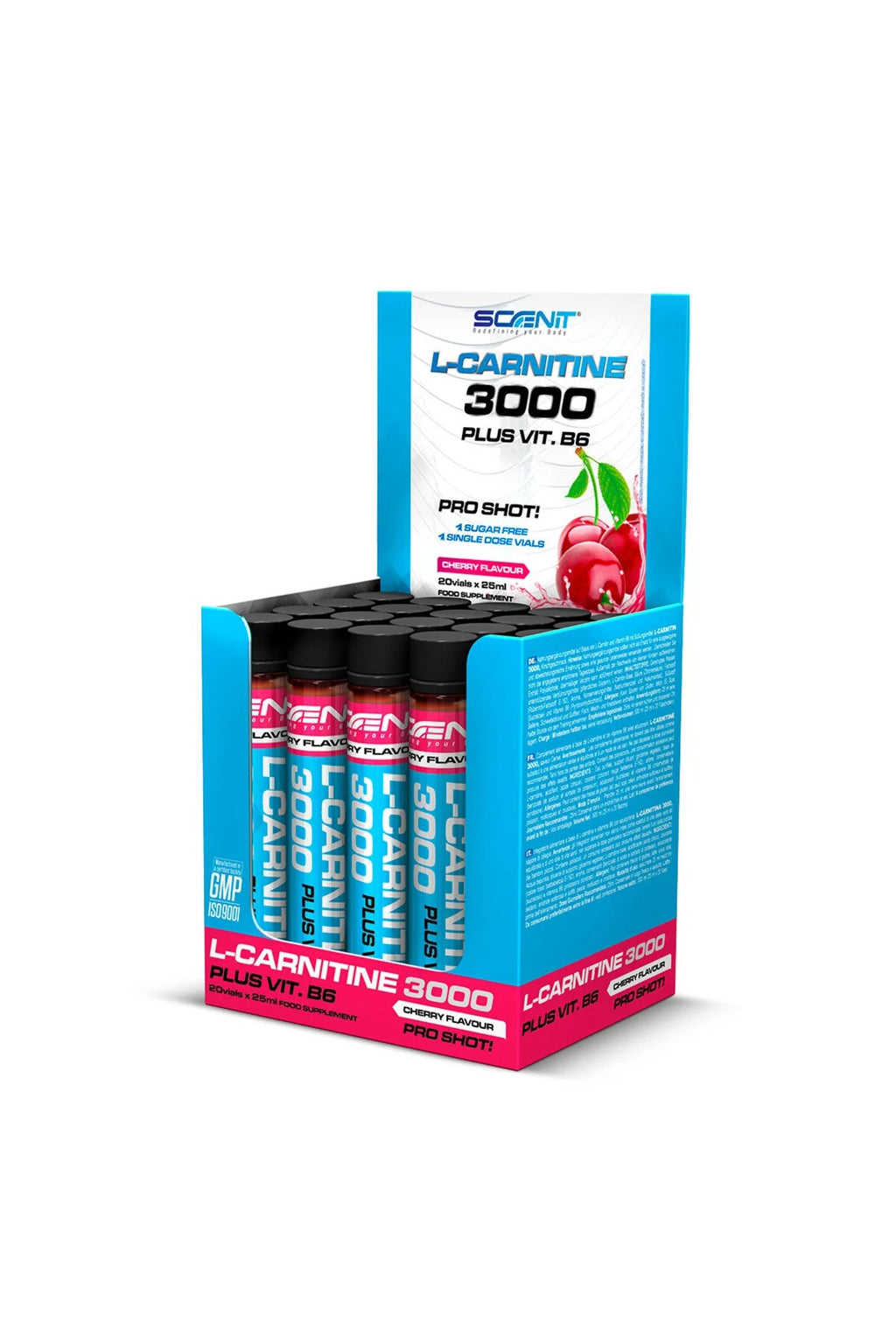 سينيت نيوترشن إل-كارنيتين 3000 + فيتامين ب6 - 20 جرعة × 25 مل - بنكهة الكرز الرائعة