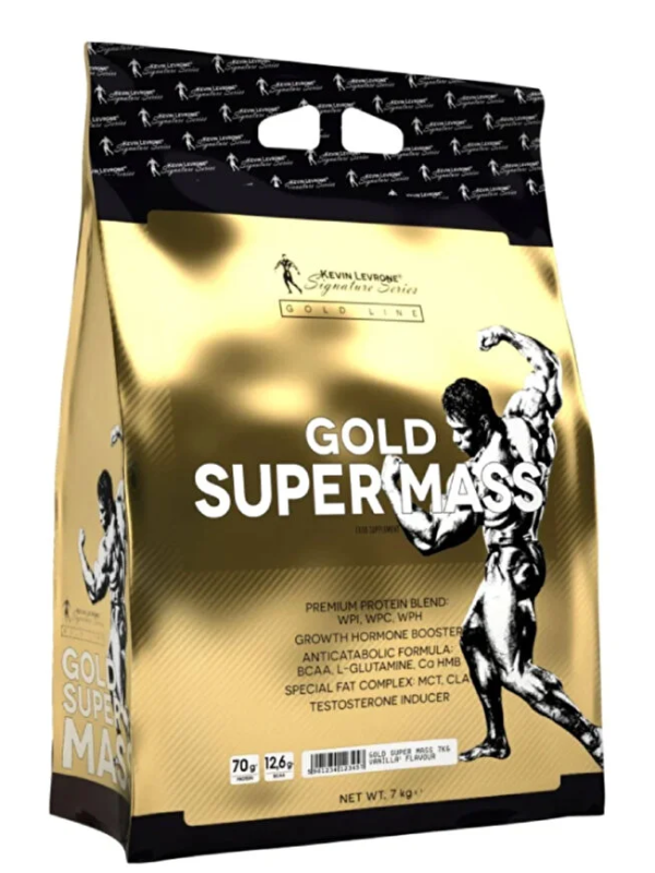 kevin levrone Gold Super Mass Gainer Chocolate, Advanced Muscle Growth and Weight Gain Formula, 7kg