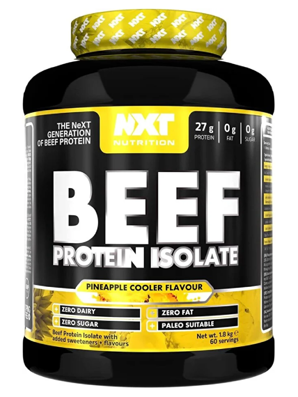 NXT Nutrition Beef Isolate, Pineapple Cooler, 4 LBS, Zero Dairy, Zero Sugar
